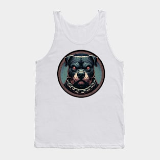 scary pitbull Tank Top